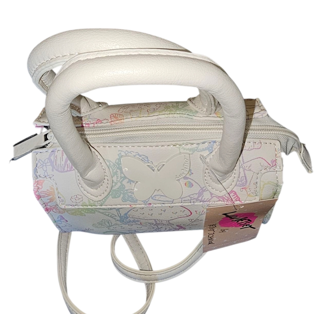 Betsey Johnson White Floral Women's Mini  Bag - Picture 4 of 8